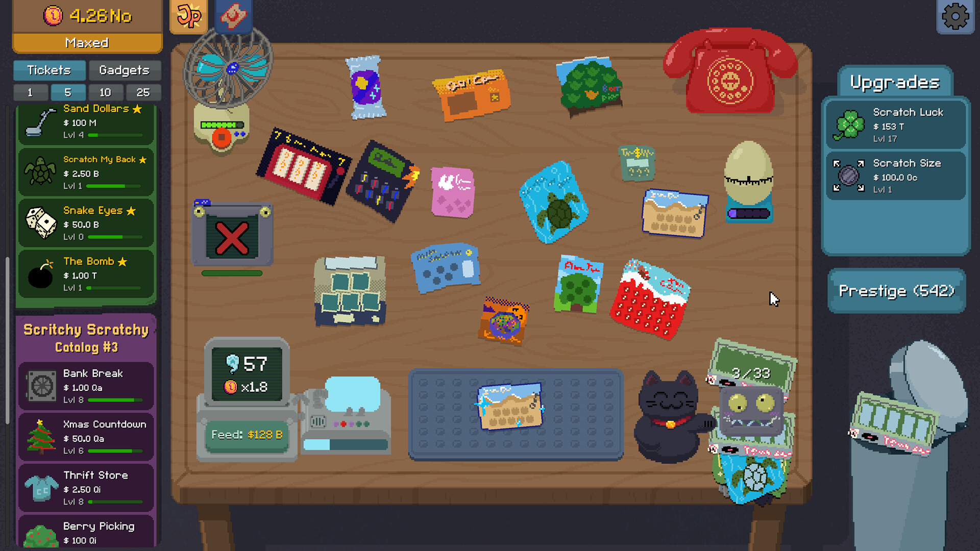 Scritchy Scratchy prestige overview